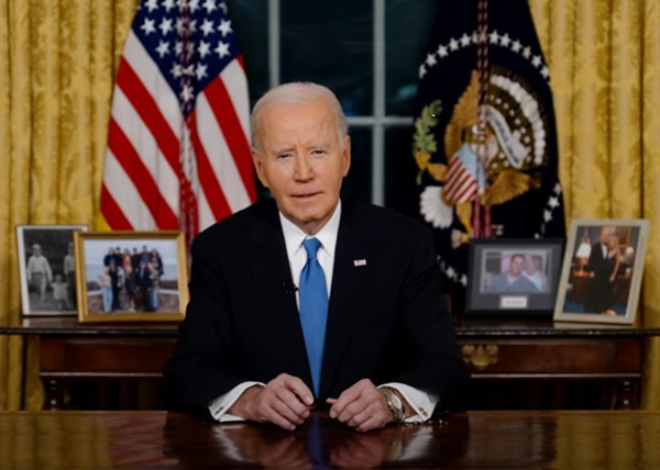 Biden Delivering His Farewell Address