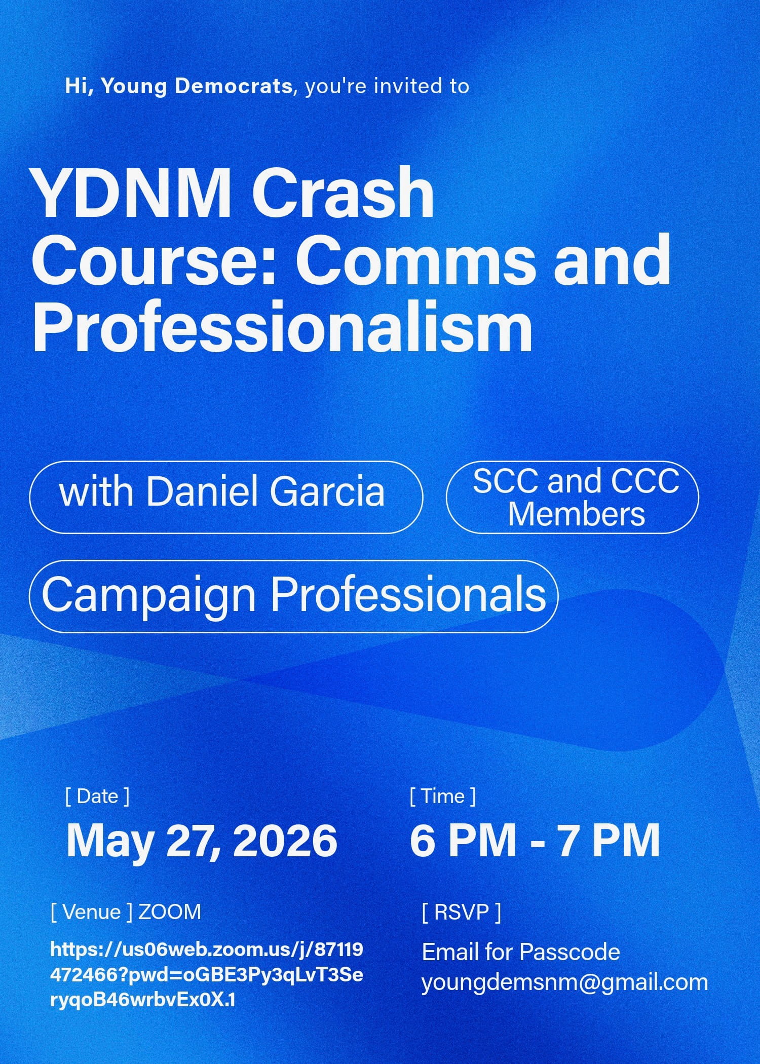 Comms and Professionalism Crash Course