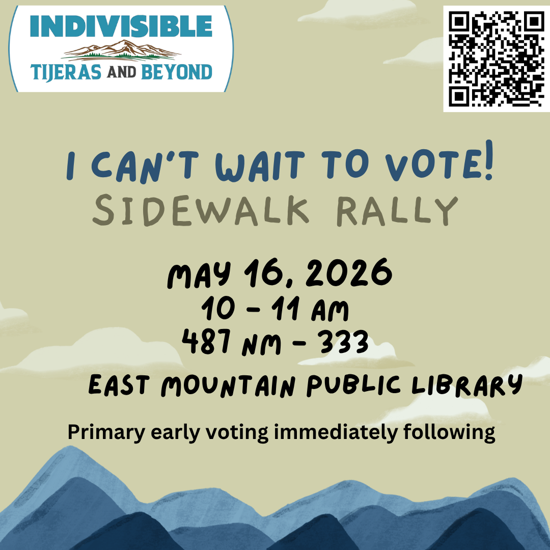 I Can't Wait to Vote! Sidewalk Rally