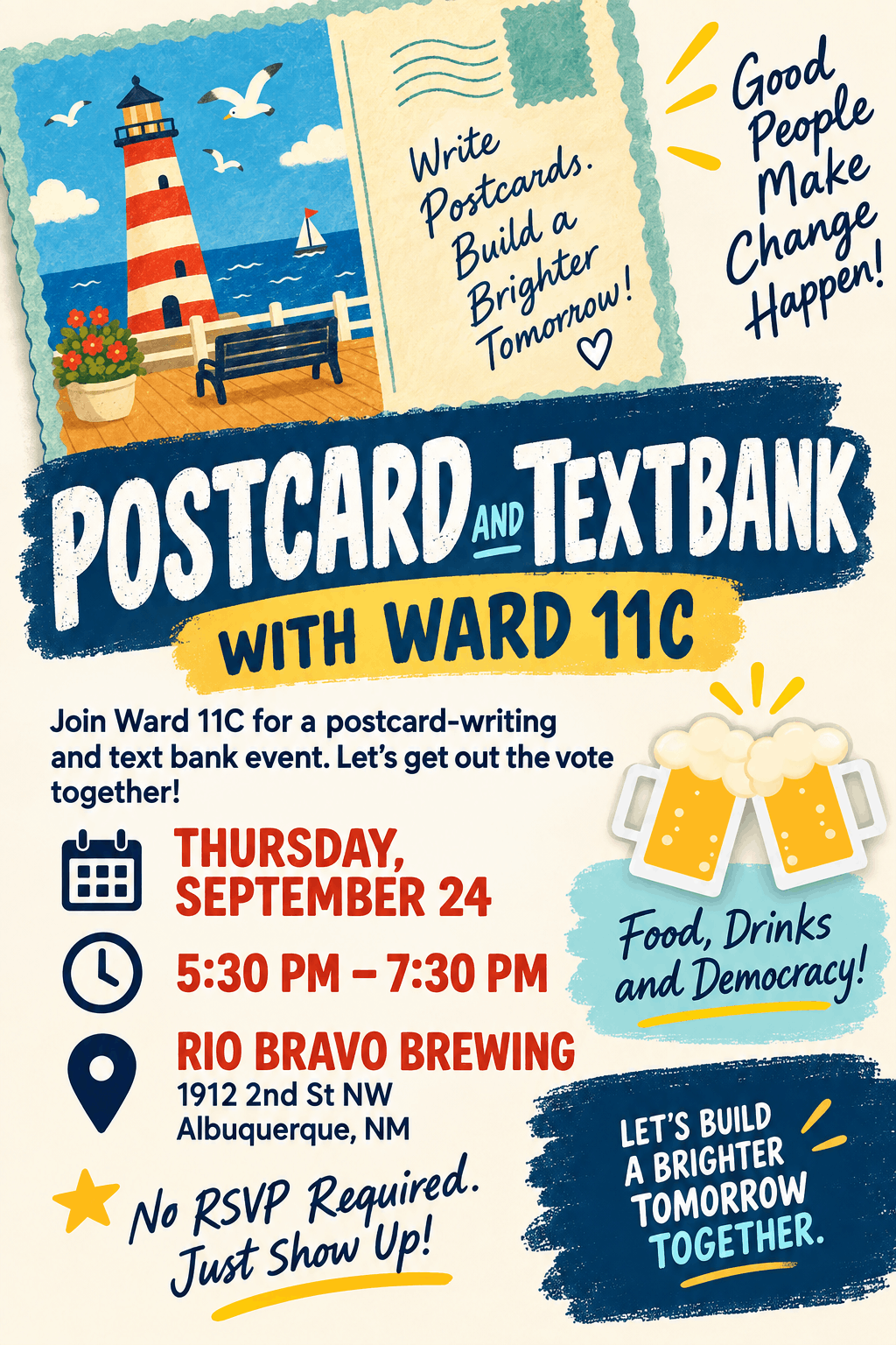 Postcard and Textbank with Ward 11C
