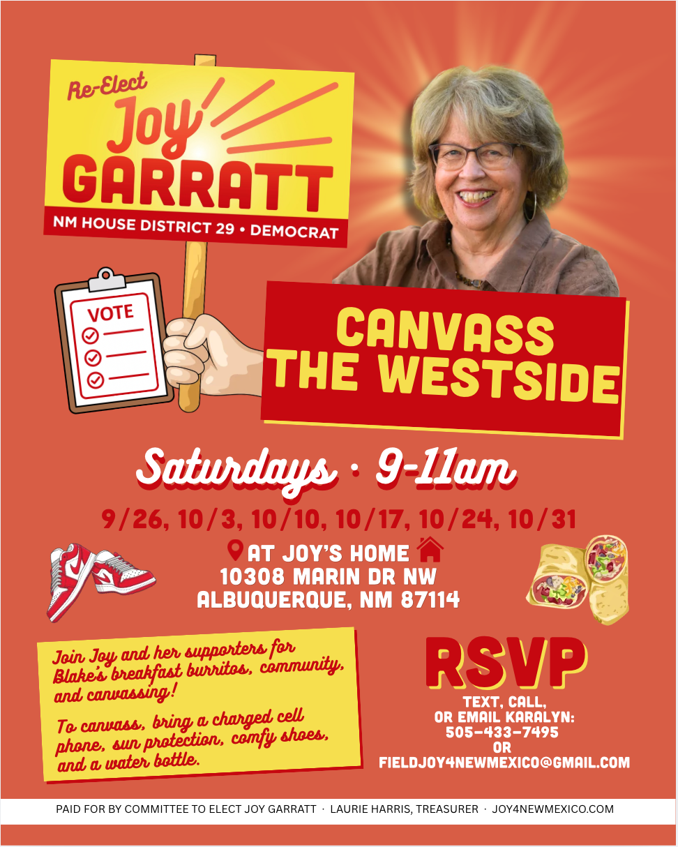 Canvass for Rep. Joy Garratt