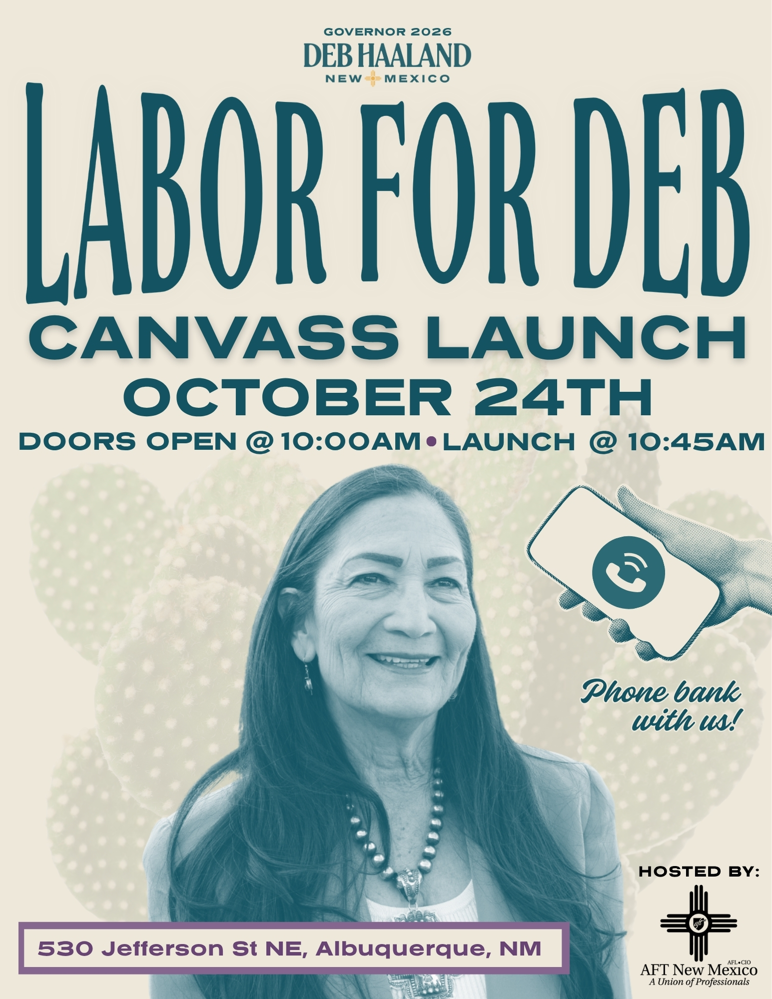 Labor (& Friends) Canvass for Deb!